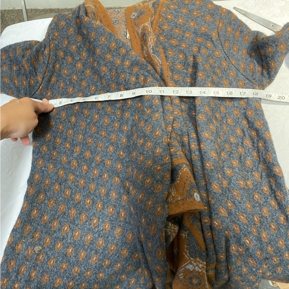 Anthropologie Field Flower Open Front Cardigan Soft Boho Print Stretchy Flowy - Picture 3 of 10